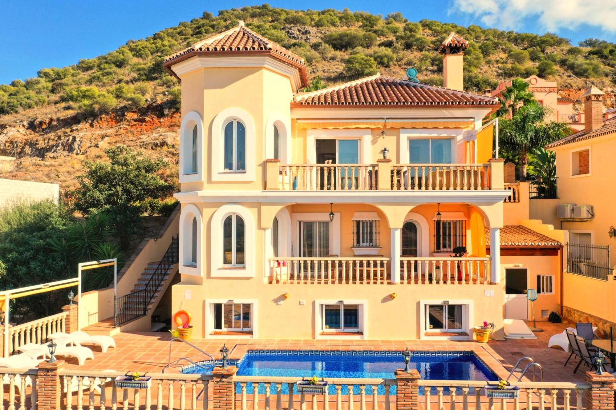 Villa Bella Vista Coín Esterno foto